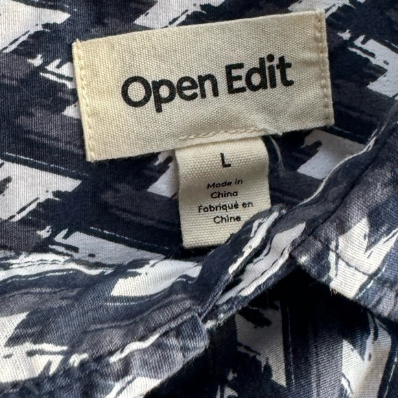 Open Edit Button Up T-Shirt - Picture 2 of 2